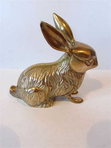 Brass rabbit - Check out our brass rabbit figurine selection for the very best in unique or custom, handmade pieces from our art & collectibles shops.